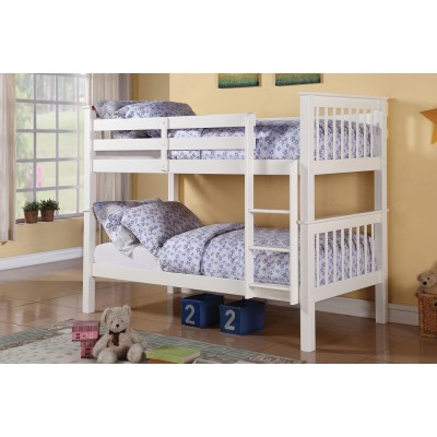 Bunk Bed 39"/39" T-2500 (White)
